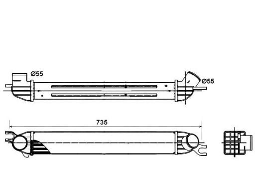 30303 (NRF) 704014 O 057014N BWA4340 - ІНТЕРКУЛЕР NRF MINI COOPER S ONE 1.6D NRF