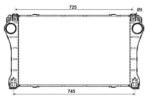 30243 RA8280210 - ИНТЕРКУЛЕР NRF TOYOTA AURIS AVENSIS COROLLA VERSO