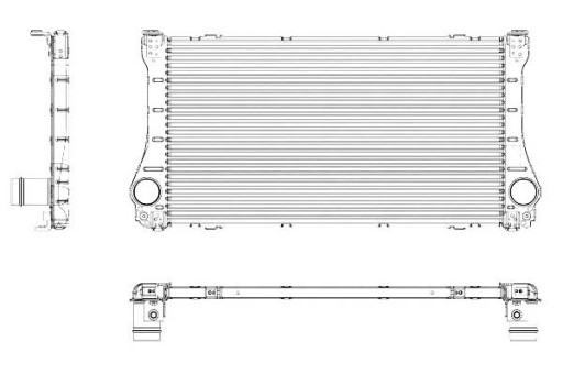 30786 913211 - ИНТЕРКУЛЕР NRF TOYOTA AURIS COROLLA 2.0D/2.2D 10.