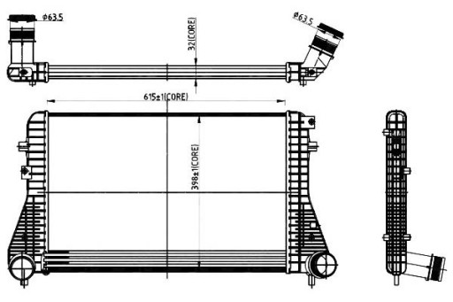 30306/NRF - ІНТЕРКУЛЕР NRF VW 2.0TDI 1.4TSI-1.8TSI