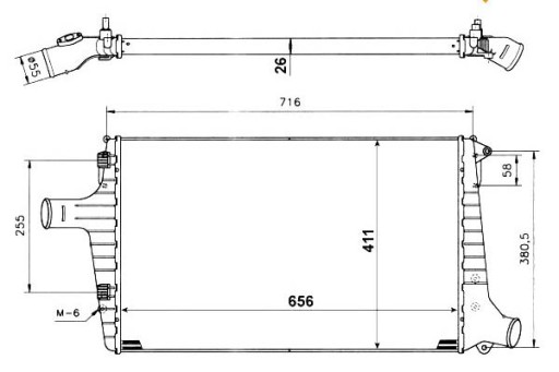 30118A 96706 - ИНТЕРКУЛЕР NRF VW A6 2.5 TDI 97- NRF