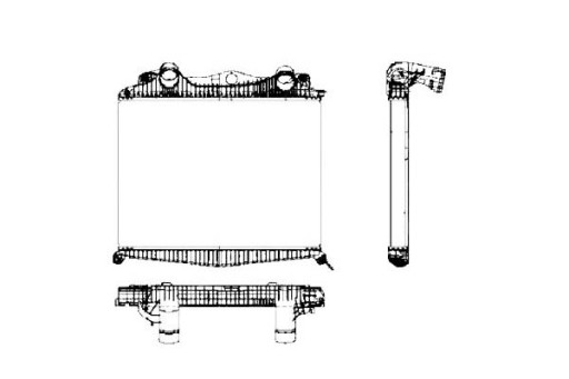 30450 (NRF) 8ML376724221 97015 818742 - ИНТЕРКУЛЕР NRF (НИЖНИЙ ВПУСК) MAN TGA TGS D0836LF4