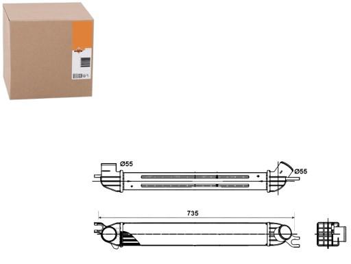 86226342 NRF - NRF30303 ІНТЕРКУЛЕР MINI COOPER S ONE 1.6D