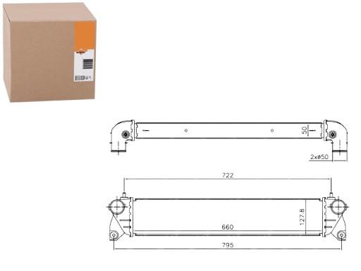 86226444 NRF - NRF30369 ИНТЕРКУЛЕР FIAT SEDICI 1.9D M-JET 06-SX