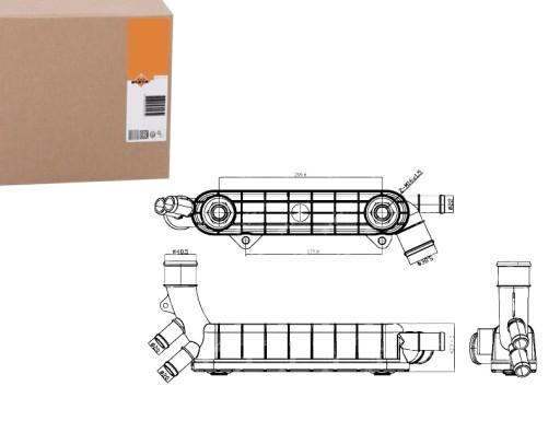 86226011 - NRF31316 МАСЛЯНЫЙ ОХЛАДИТЕЛЬ OPEL ASTRA 2.0 02-