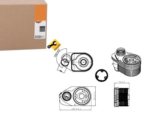 86226020 - NRF31324 МАСЛООХОЛОДЖУВАЧ FIAT DUCATO 2.3D 14-