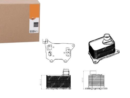 86226028 - NRF31330 МАСЛЯНЫЙ ОХЛАДИТЕЛЬ VW GOLF 2.0 17-