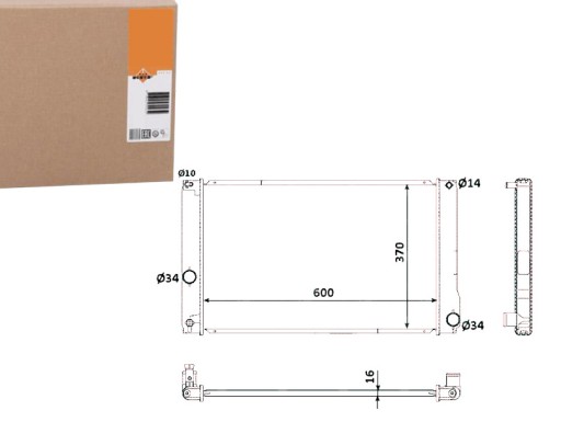 86232533 - NRF53926 РАДИАТОР ДВИГАТЕЛЯ LEXUS CT