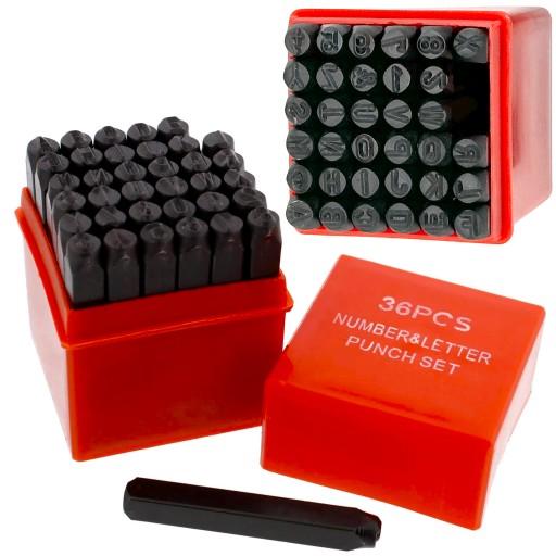 ЧИСЛИТЕЛИ МАРКЕРЫ БУКВЫ ЦИФРЫ ШТАМПЫ ДЛЯ МЕТАЛЛА, ДЕРЕВА, КОЖИ 5ММ 36 ЭЛ.