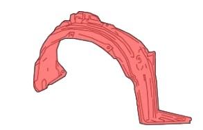 53875-F4023 - Колесная арка правая передняя TOYOTA C-HR TOYOTA OE