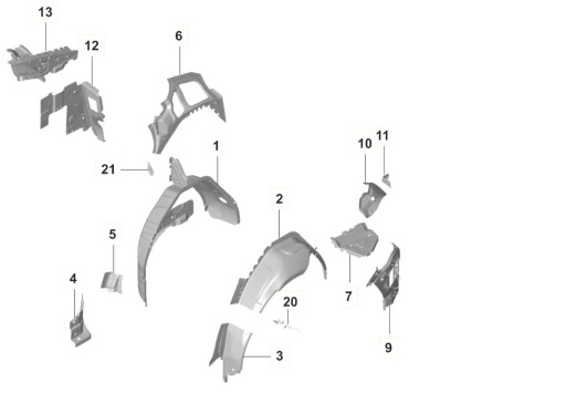 432565 - HUSQVARNA WRE SMS 125 КАРТЕР Y ДВИГАТЕЛЬ КОРПУС