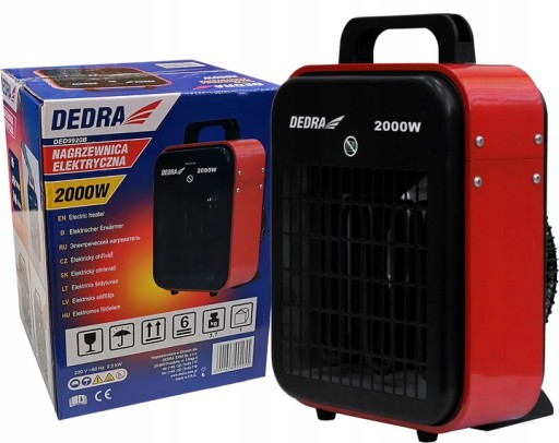 Електричний нагрівач 2.0 kW DEDRA DED9920B