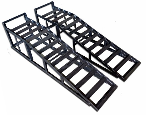 Пандусы для автомобилей, низкие спортивные пандусы, неокрашенные, комплект 2 шт.