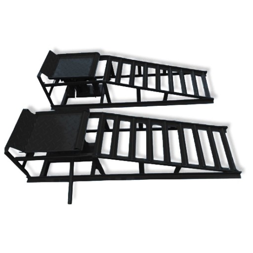 Пандусы для автомобилей 2Т с подъёмником и лифтом, комплект 2 шт.