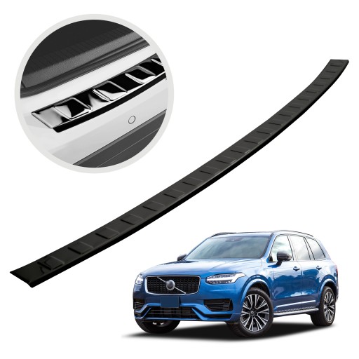 Накладна захисна планка на задній бампер для VOLVO XC90 II 2015-