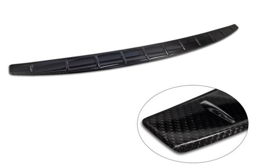 Накладка на задний бампер Volvo EX30 (Карбон)