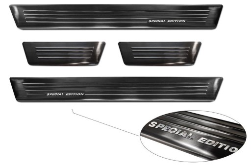 Черные накладки на пороги Special Edition Кроссовер AUDI Q2 FL2020->