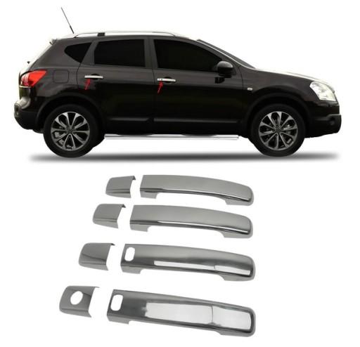 Накладки на дверные ручки QASHQAI NAVARA D40 KEYLESS