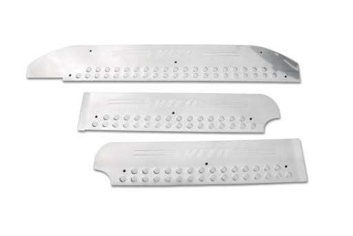 Накладки на бічні спідниці Mercedes Vito W639 03-14