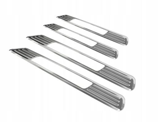 Накладки на боковые юбки Mercedes W447 V-Class 14+