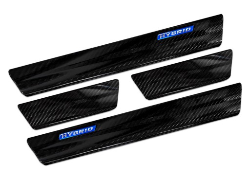 Накладки на пороги Toyota RAV4 2018+ HYBRID