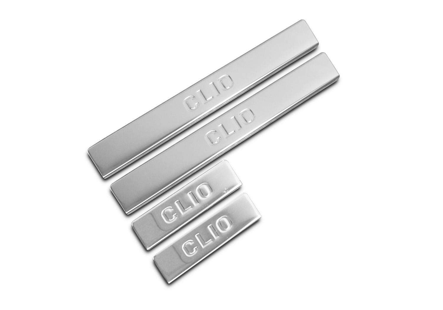 Накладки на пороги пороги Renault Clio 4 2012+