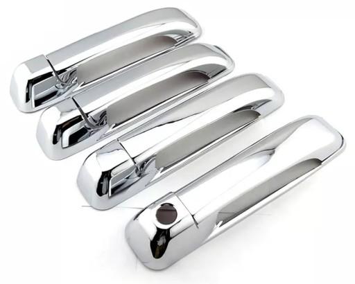 Накладки на дверні ручки Jeep Commander 1 05 -2010 хром