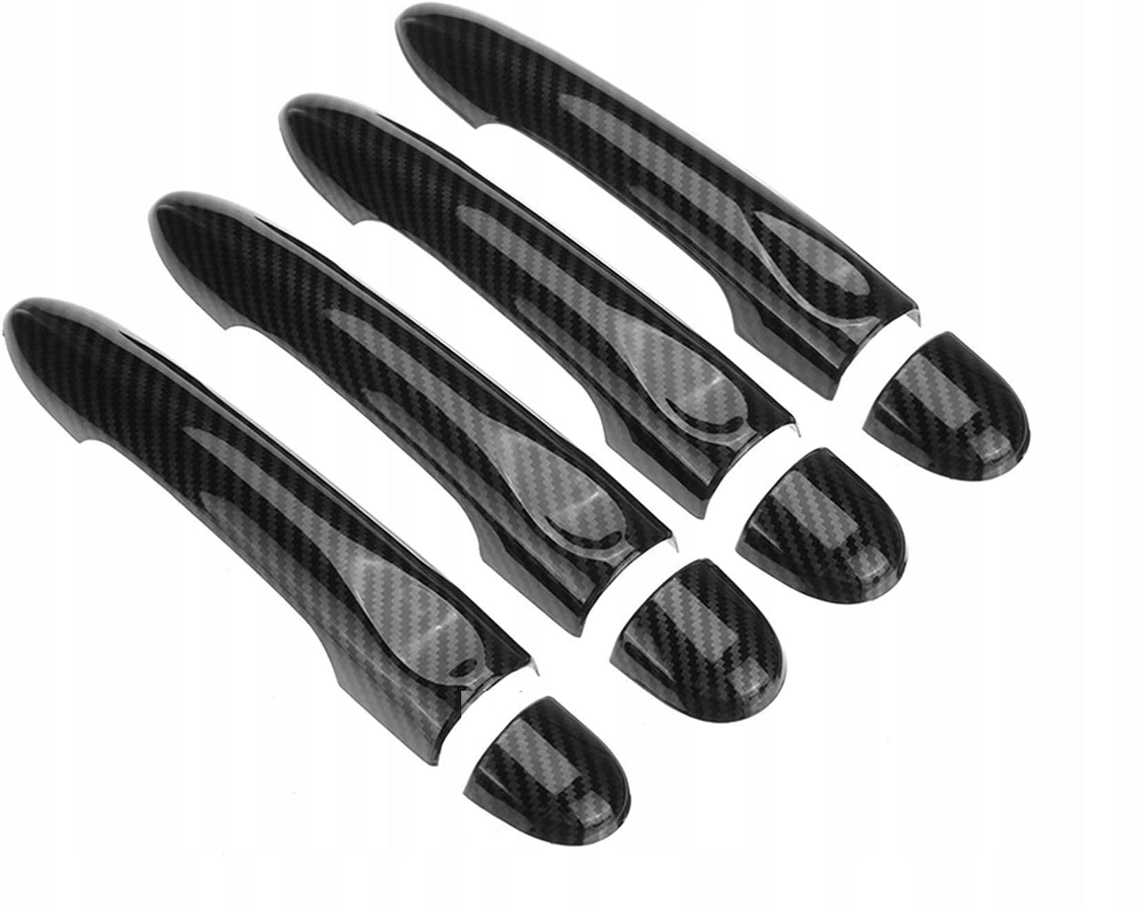 Накладки на дверные ручки Renault Clio 2012 - 2020 carbon