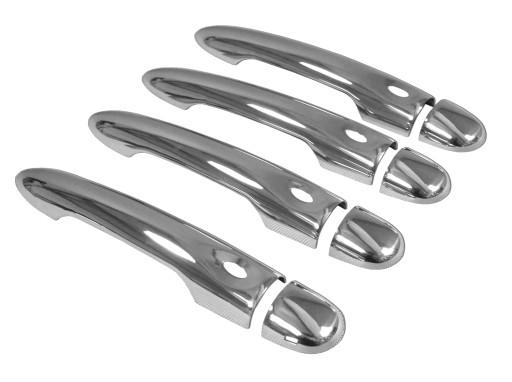 Накладки на дверні ручки Renault Fluence 2010 + KEYLESS