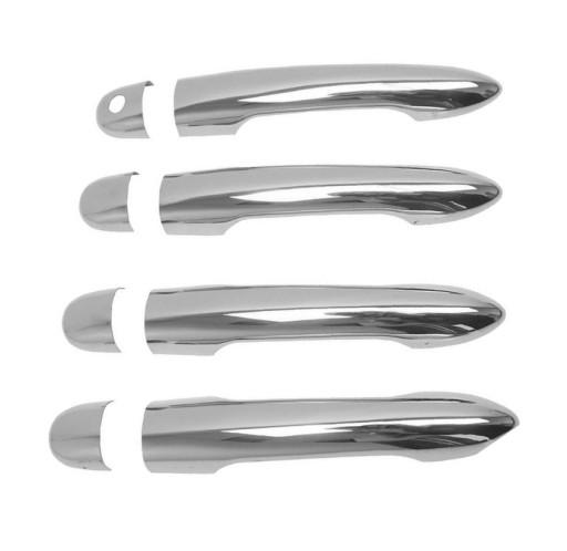 Накладки на дверні ручки Renault Grand Espace 2-14 хром