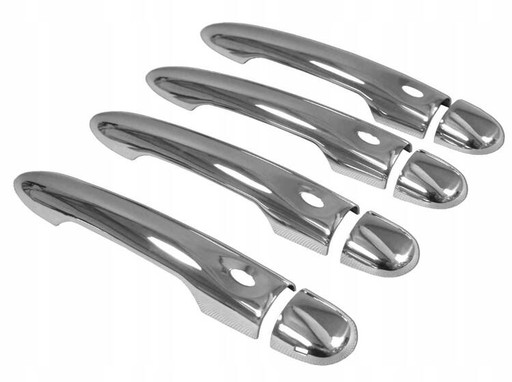 Накладки на дверні ручки Renault Megane 3 2010+ KEYLESS