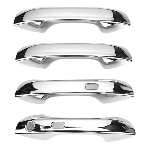 Накладки на дверные ручки Seat Leon 2020 + хром