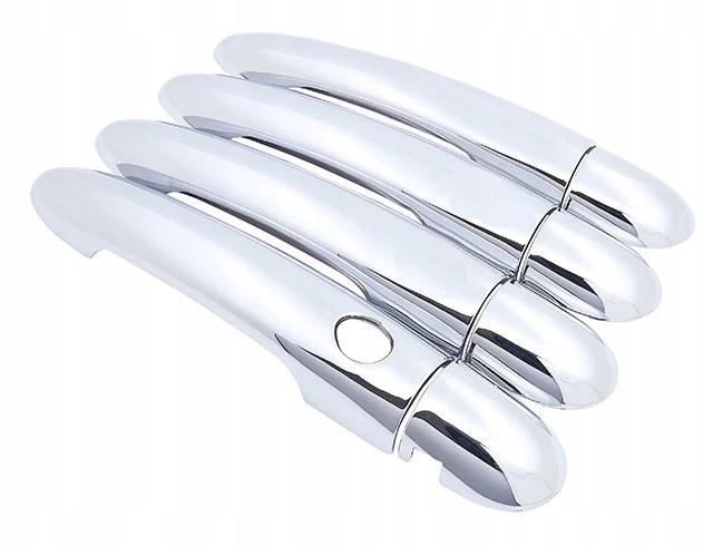 Хромовані накладки на дверні ручки Renault Clio 2005 - 2012