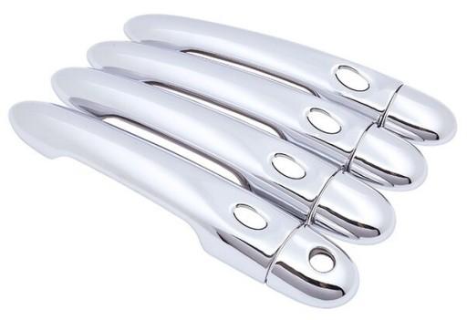 Хромовані накладки на дверні ручки Renault Fluence 09 - 2016