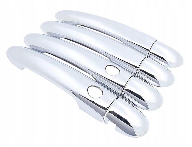 Хромовані накладки на дверні ручки Renault Velsatis 01-2009