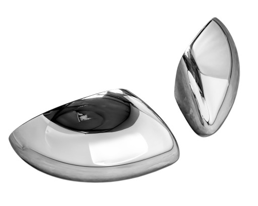 Накладки на бічні дзеркала RENAULT CAPTUR II 2019- | АБС ХРОМ