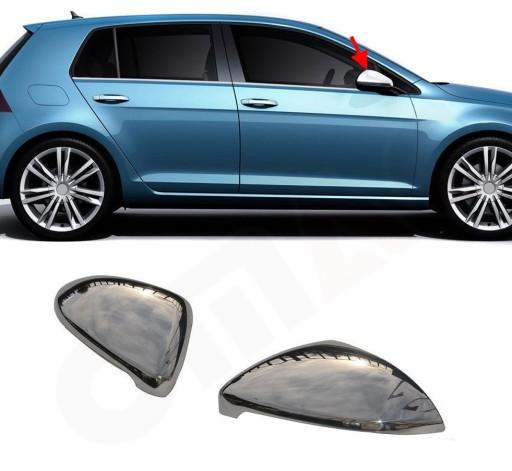Накладки на зеркала корпус GOLF VII 7 2012-сталь