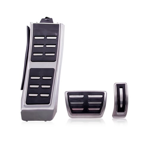 Накладки на педали, педали тормоза и газа из нержавеющей стали.