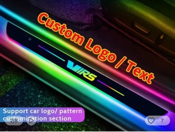 Накладки на пороги Skoda Enyaq.