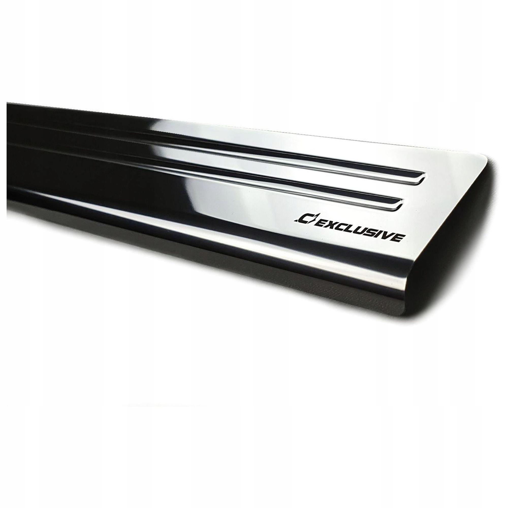 Накладки на пороги для Ford Fiesta MK7 2008-2016 4 s