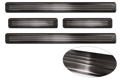 Накладки на пороги Nissan Leaf 2