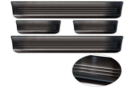 Накладки на пороги для Tesla Model S