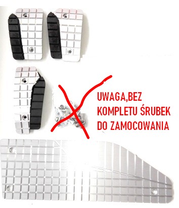 Накладки декоративні ALU на педалі BRAVO SPORT ORYG FIAT ORY 50901601 З ДЕФЕКТОМ