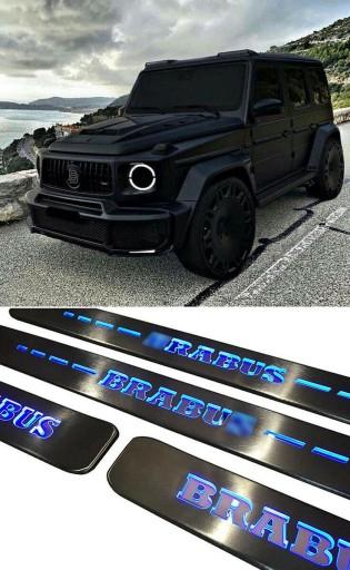 Накладки на пороги Brabus Mercedes G-class W463A W464