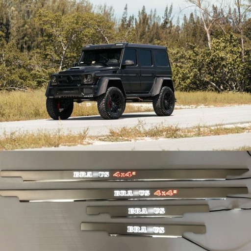 Mercedes G-class W463 Brabus 4x4 Накладки на пороги