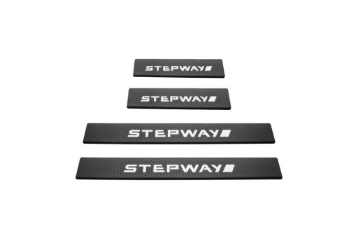 DACIA SANDERO MK2 STEPWAY Накладки на пороги з нержавіючої сталі 304 Покриття