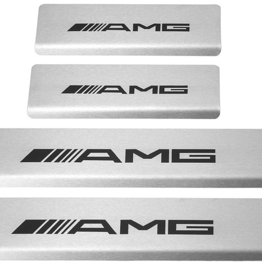 MERCEDES B W246 AMG Накладки на пороги, нержавіюча сталь 304, чорні, матові n