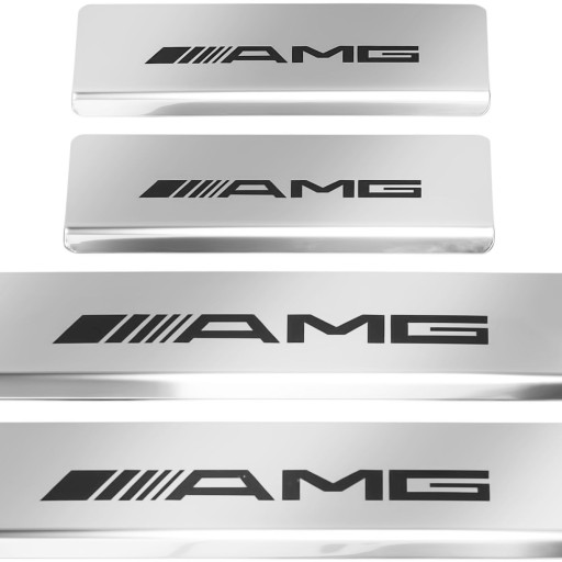 MERCEDES B W246 AMG Накладки на пороги, нержавіюча сталь 304, глянсове покриття