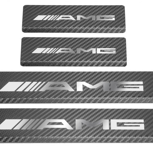 MERCEDES GLA X156 AMG Накладки на пороги з нержавіючої сталі 304 Carb