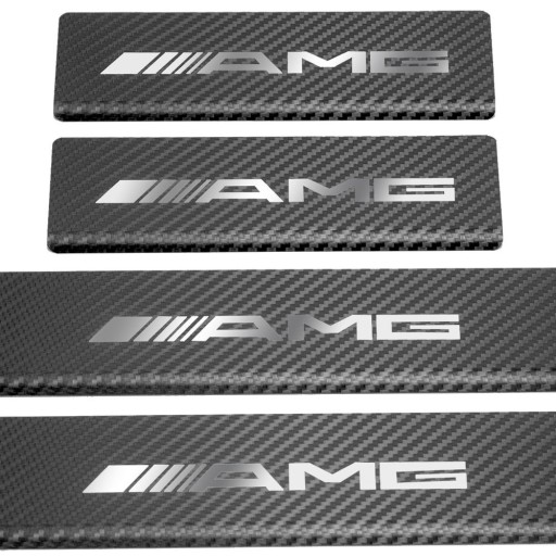 MERCEDES GLC X253 AMG Накладки на пороги Carbon